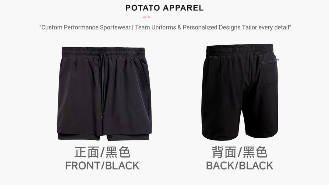 Outdoor Wear Quick-Drying Double Layer Sports Shorts – detail 3