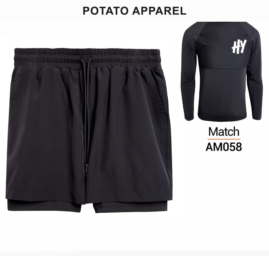 Outdoor Wear Quick-Drying Double Layer Sports Shorts – detail 7