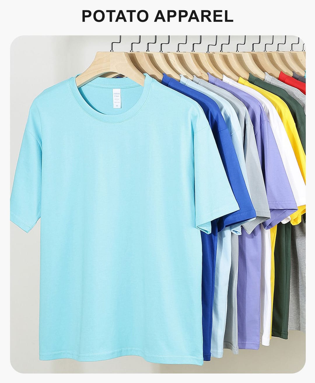 Oversized 20s Cotton 210Gsm Unisex T-Shirt – detail 1
