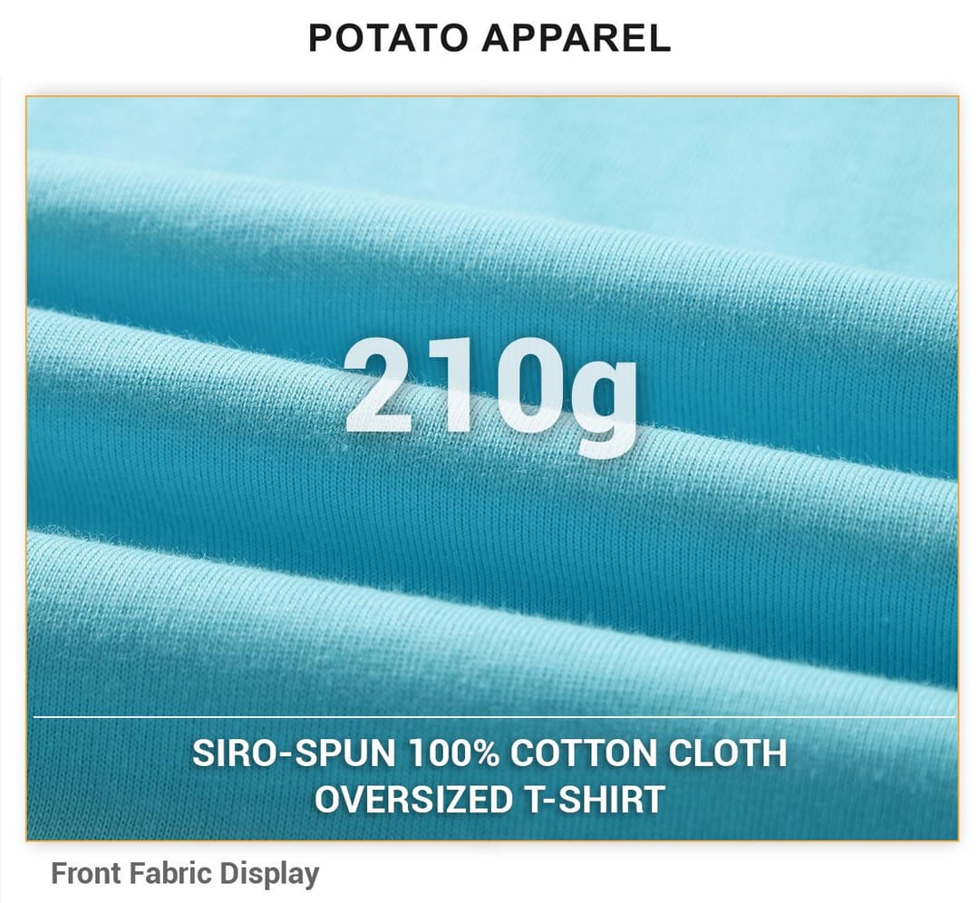 Oversized 20s Cotton 210Gsm Unisex T-Shirt – detail 6