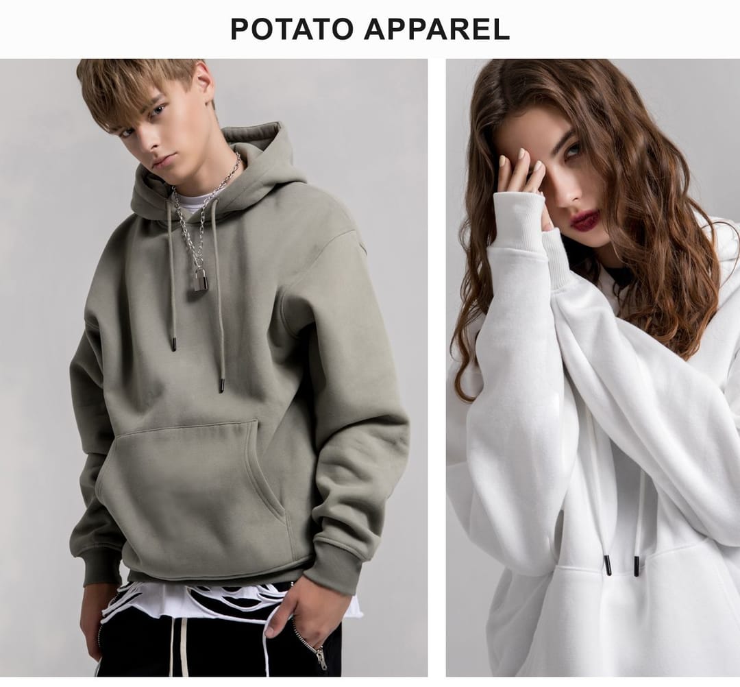Oversized 345Gsm Fleece Hoodie for Winter – detail 15