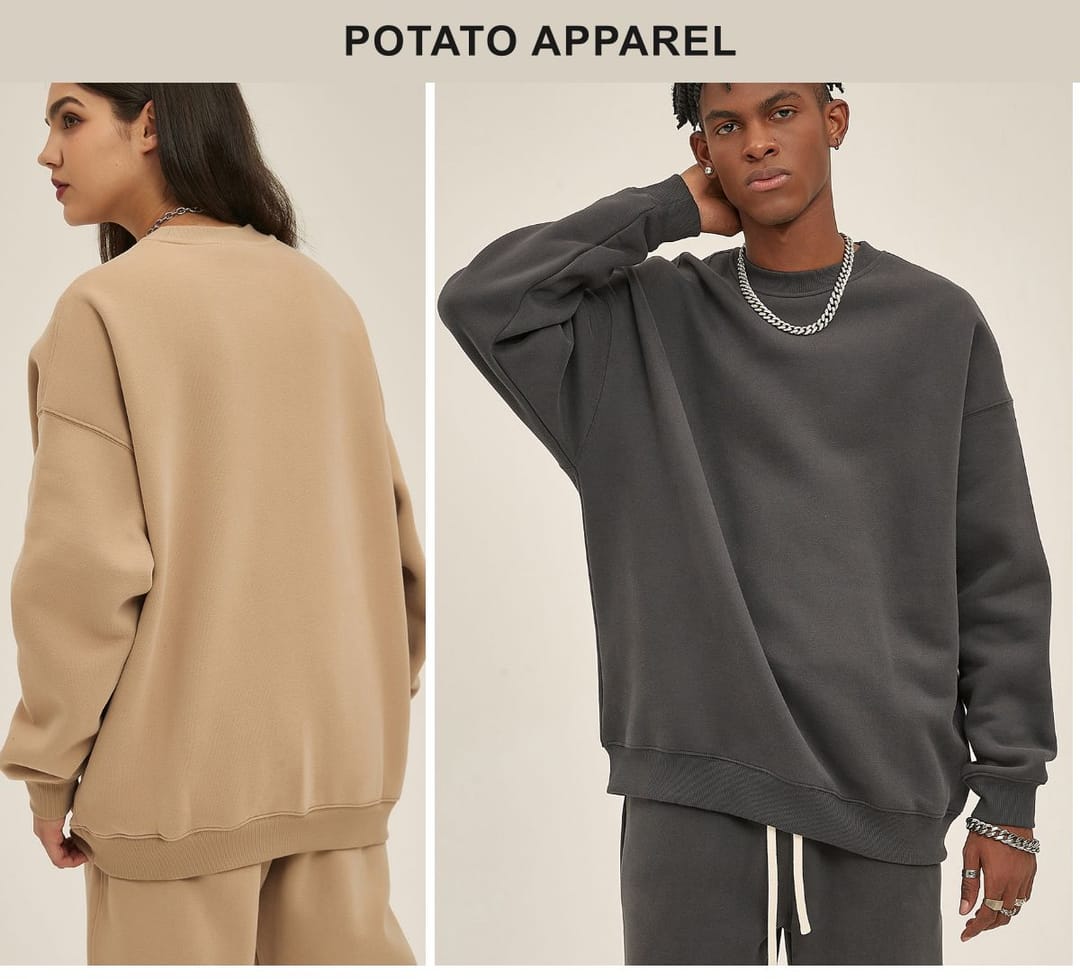 Oversized 350Gsm Cotton Fleece Sweatshirt – detail 11