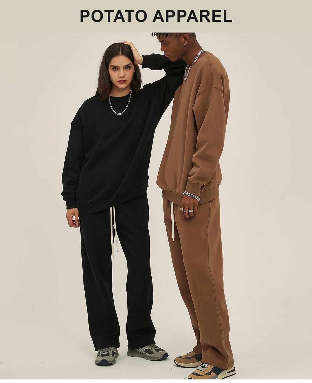 Oversized 350Gsm Cotton Fleece Sweatshirt – detail 12