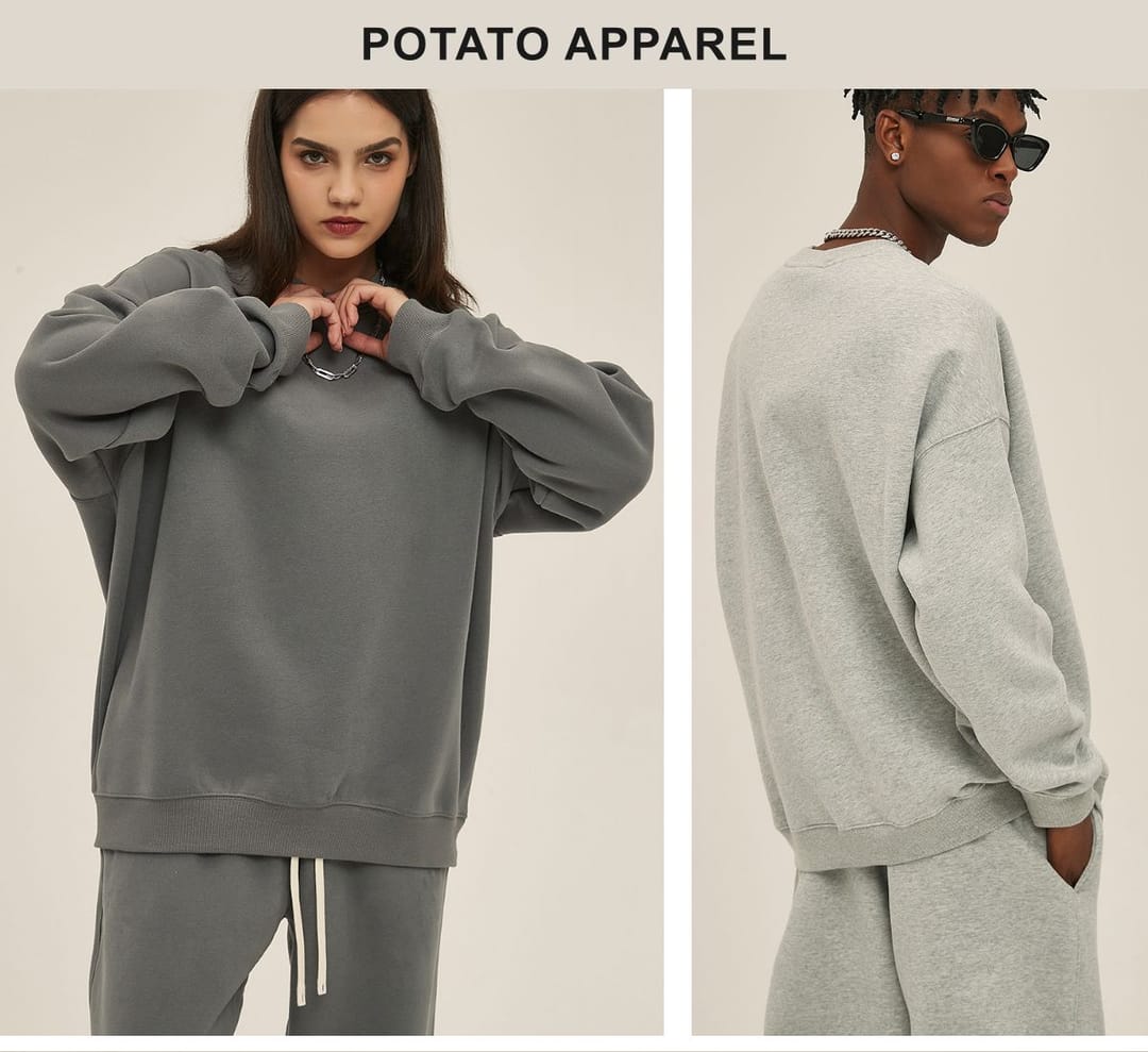Oversized 350Gsm Cotton Fleece Sweatshirt – detail 13