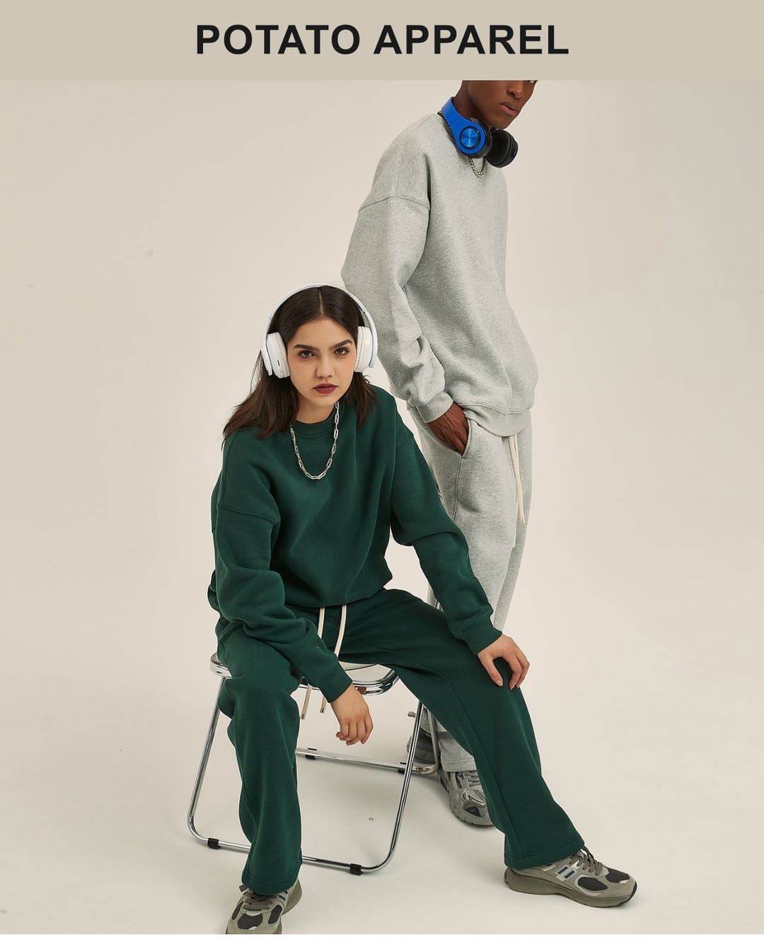 Oversized 350Gsm Cotton Fleece Sweatshirt – detail 14
