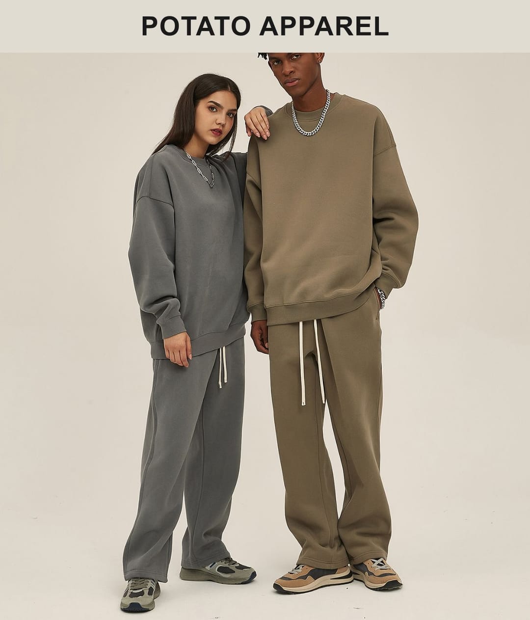 Oversized 350Gsm Cotton Fleece Sweatshirt – detail 15