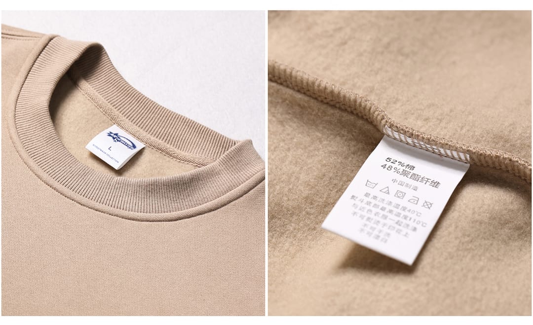 Oversized 350Gsm Cotton Fleece Sweatshirt – detail 6