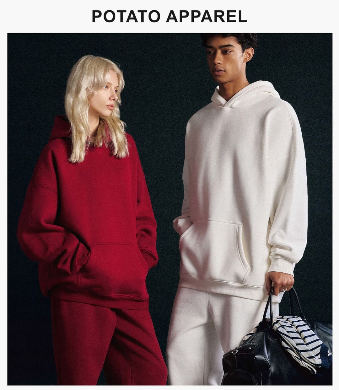Oversized Heavy 350Gsm Fleece Basic Hoodie – detail 11