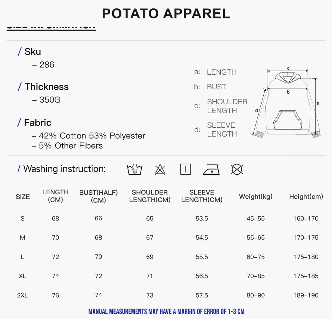 Oversized Heavy 350Gsm Fleece Basic Hoodie – detail 2