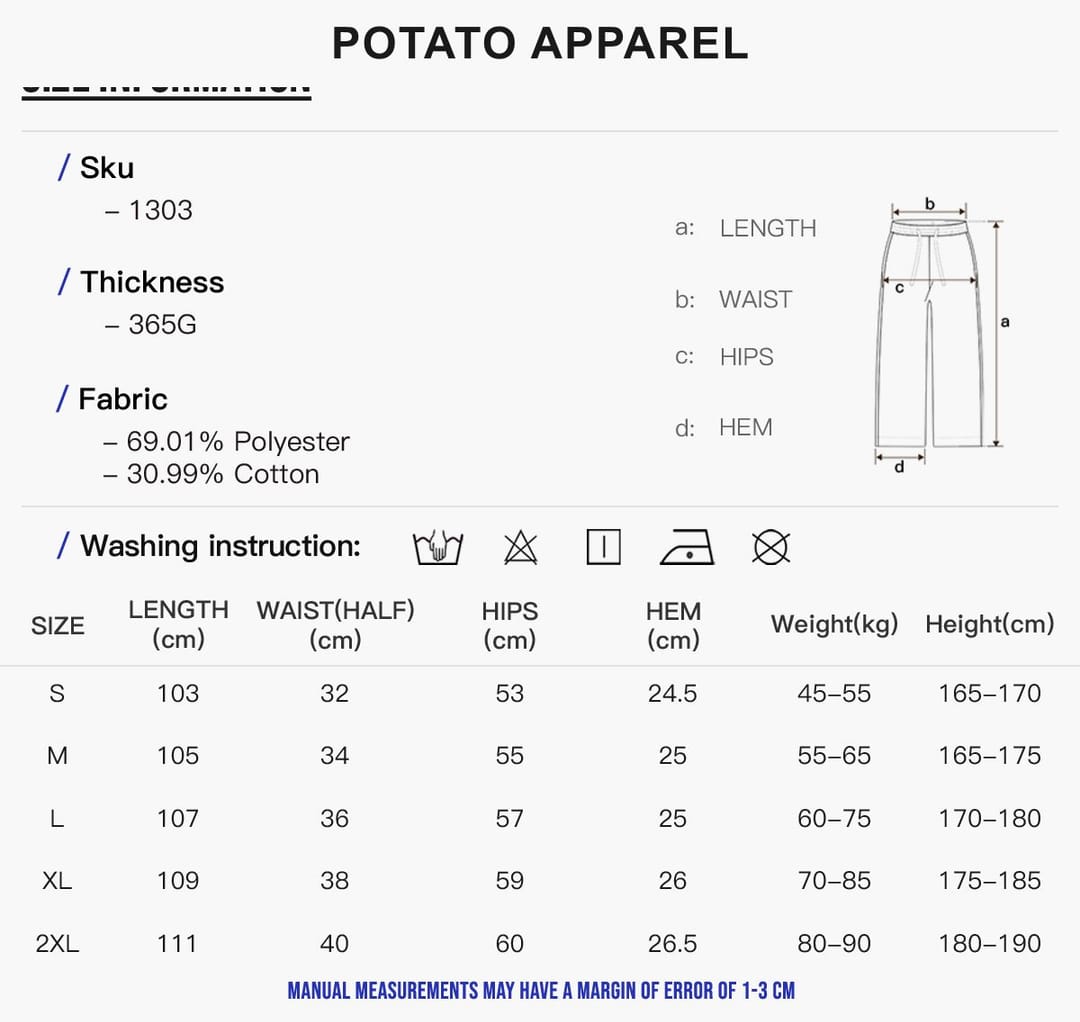 Polar Fleece 365gsm Straight Leg Sweatpants – detail 2