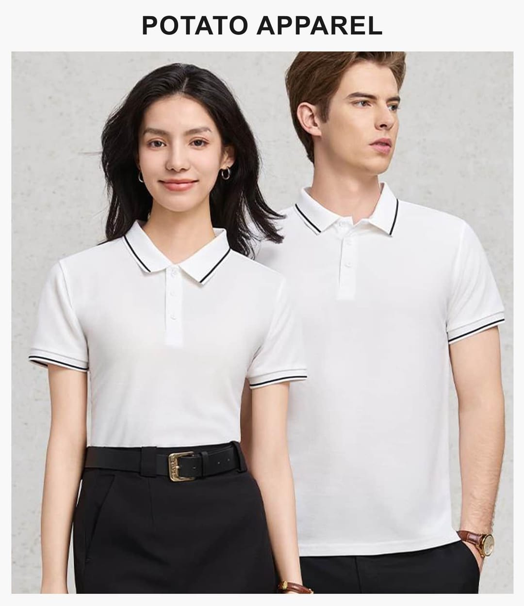 Polyester 220GSM Contrast Collar Polo Shirt – detail 11