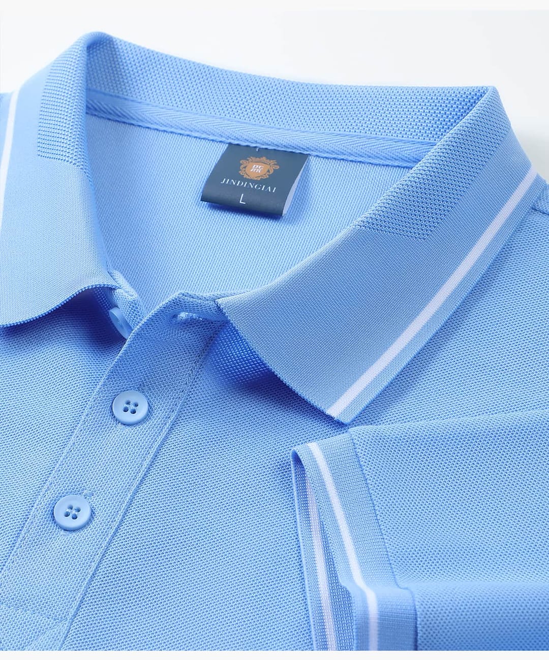Polyester 220GSM Contrast Collar Polo Shirt – detail 14