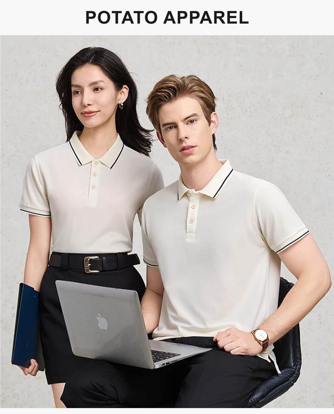 Polyester 220GSM Contrast Collar Polo Shirt – detail 8