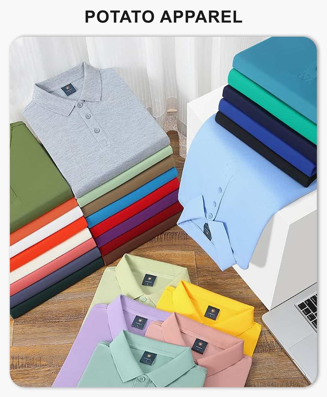 Quick-Dry 100% Polyester Side-Slit Polo Shirt – detail 1