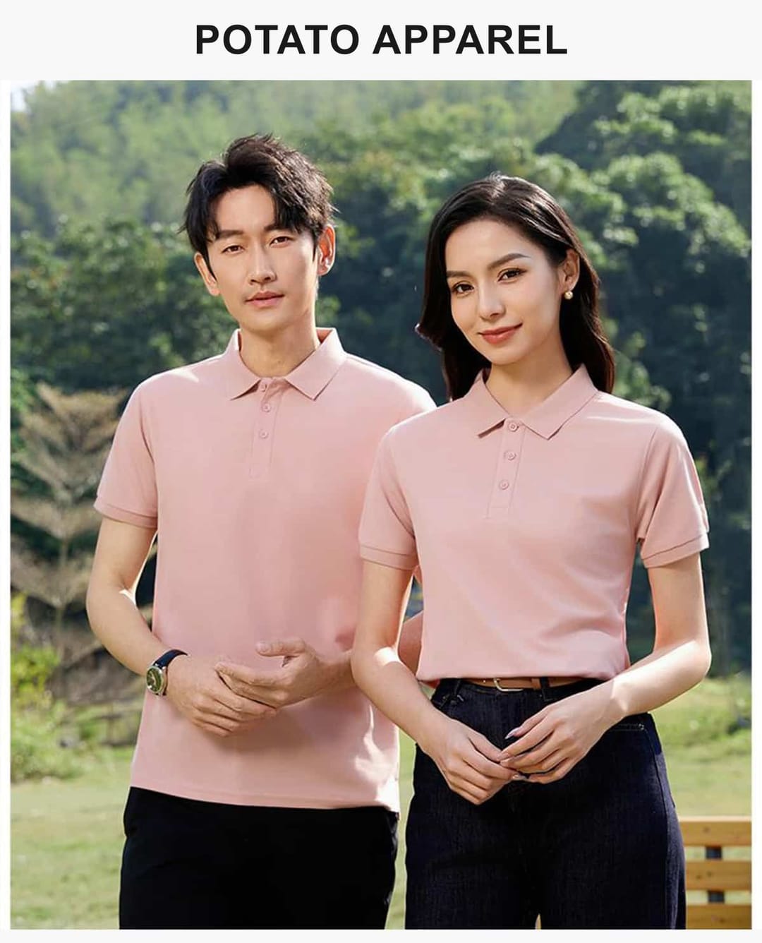 Quick-Dry 100% Polyester Side-Slit Polo Shirt – detail 8