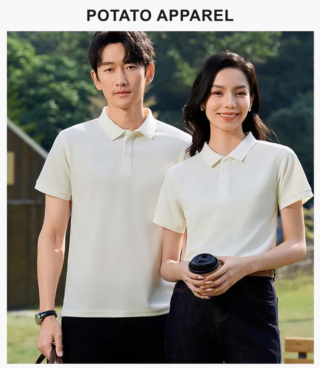 Quick-Dry 100% Polyester Side-Slit Polo Shirt – detail 9