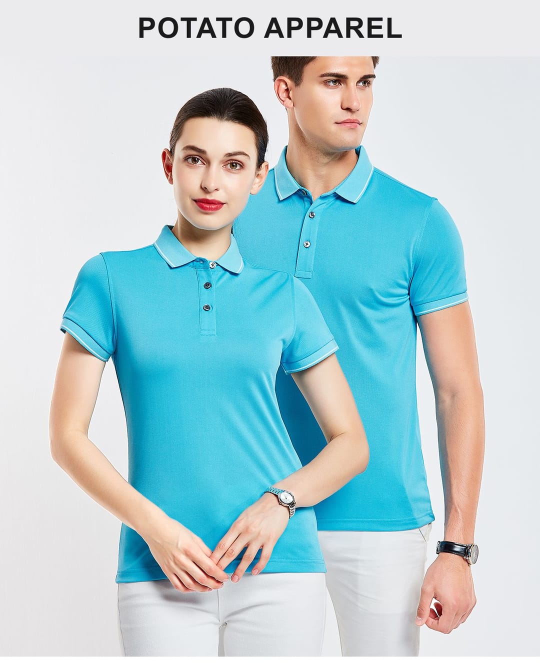 Quick Dry 190GSM Unisex Slim Fit Polo – detail 10