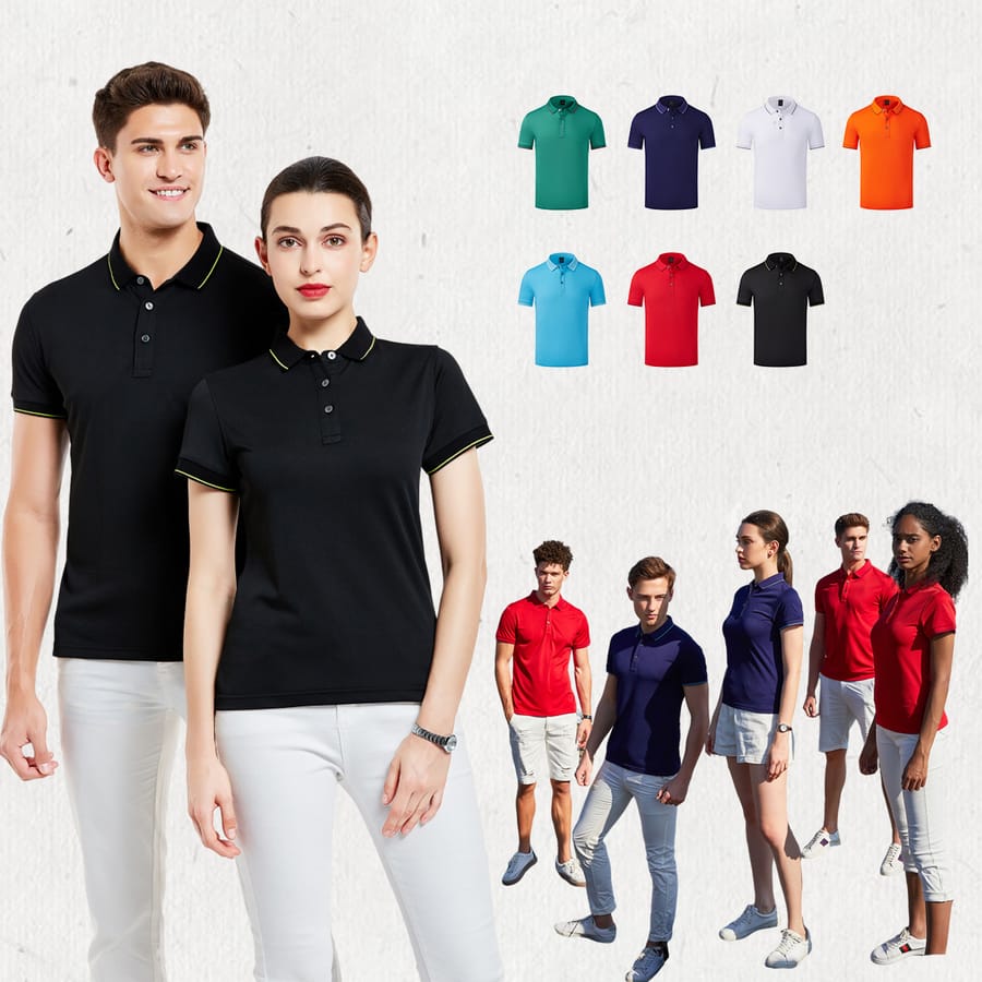 Quick Dry 190GSM Unisex Slim Fit Polo