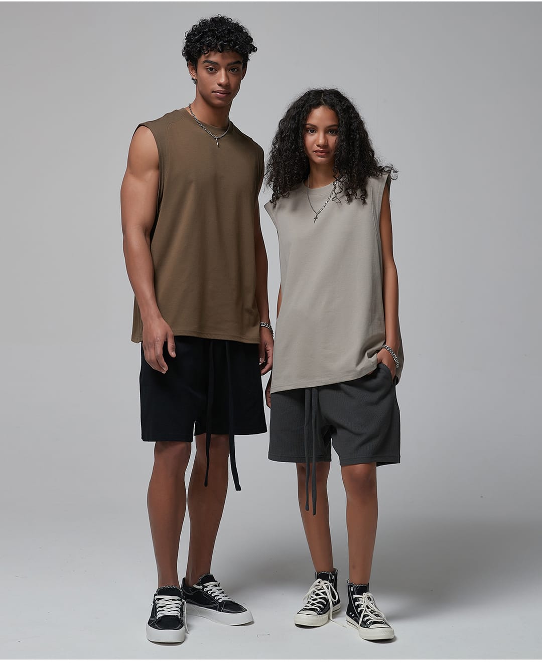 Quick Dry Cotton 190gsm Light Weight Sports Vest – detail 11