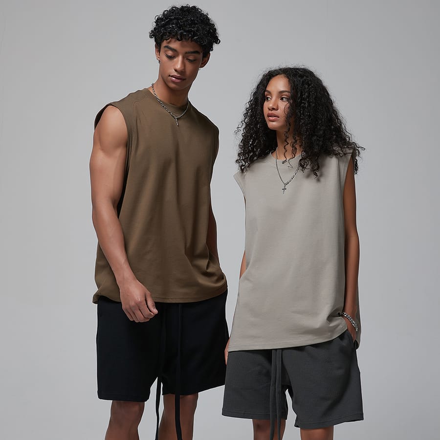 Quick Dry Cotton 190gsm Light Weight Sports Vest thumbnail 4