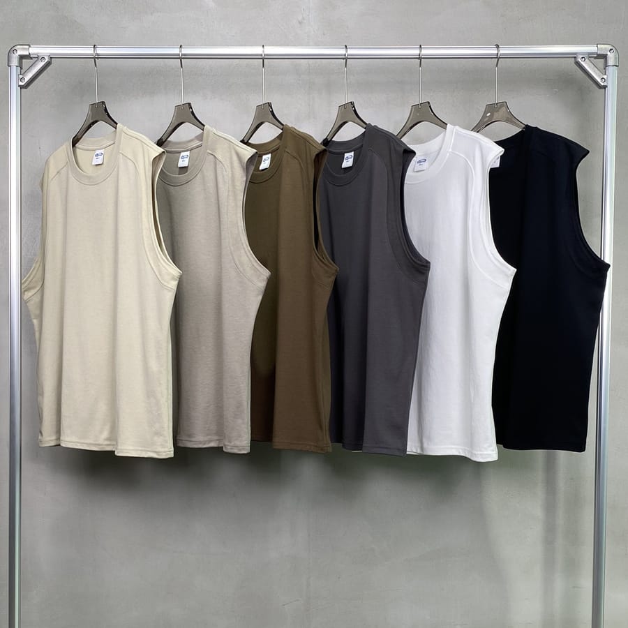 Quick Dry Cotton 190gsm Light Weight Sports Vest thumbnail 5