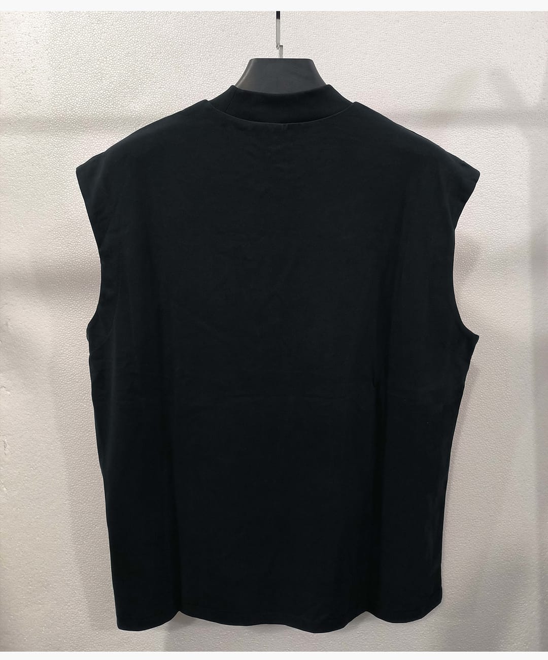 Quick-Dry Cotton 230gsm Mock Neck oversized Tank – detail 13
