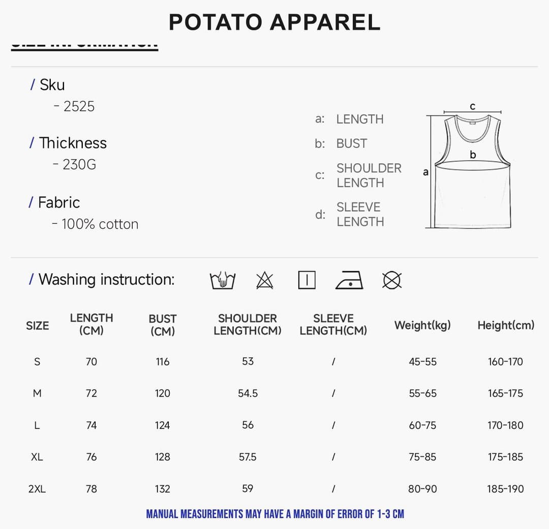 Quick-Dry Cotton 230gsm Mock Neck oversized Tank – detail 2