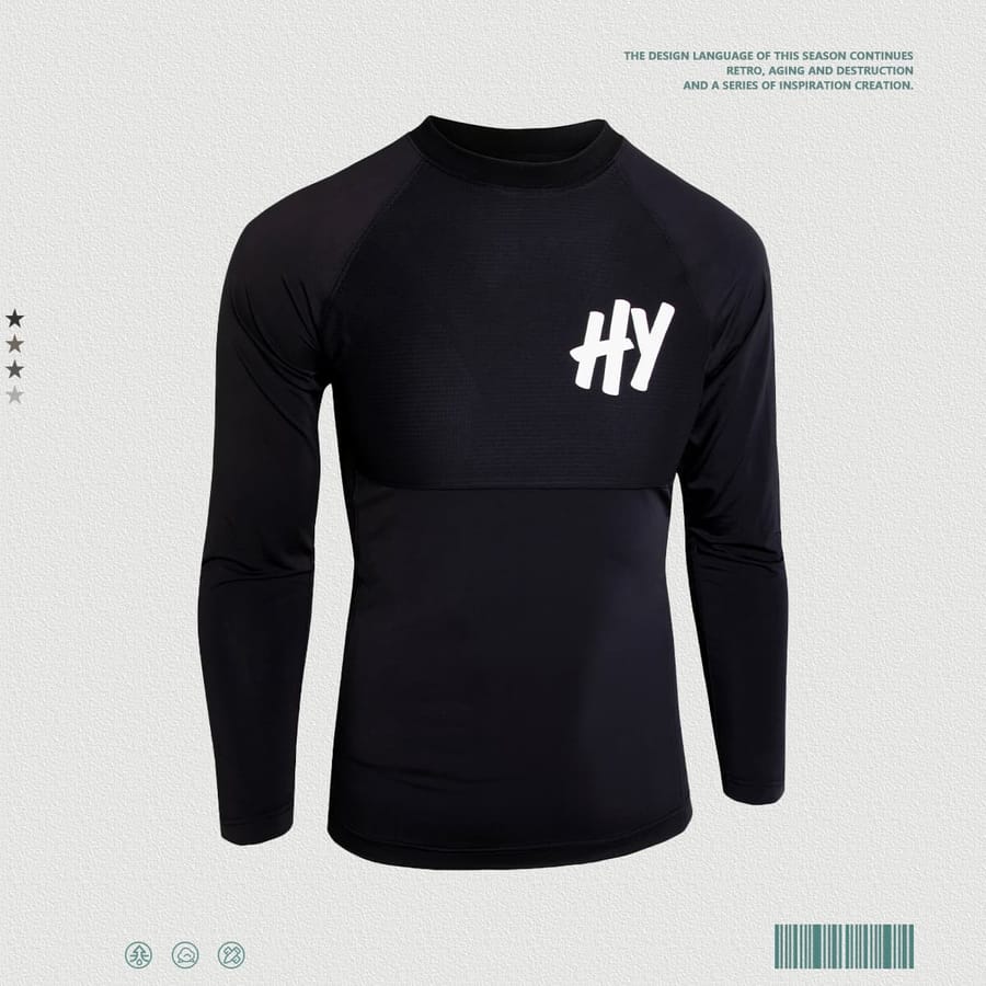 Quick Dry Sports Long Sleeve Tee Mens Gym Clothes