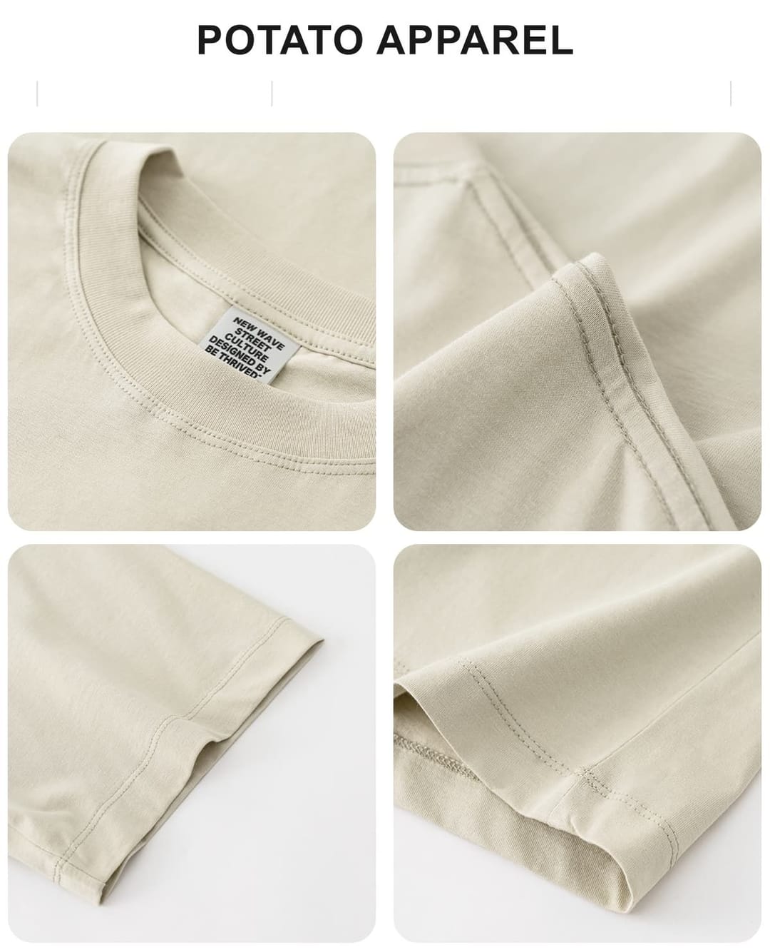 Quick Dry180Gsm Cotton 7A Anti-Microbial Cooling T-Shirt – detail 9