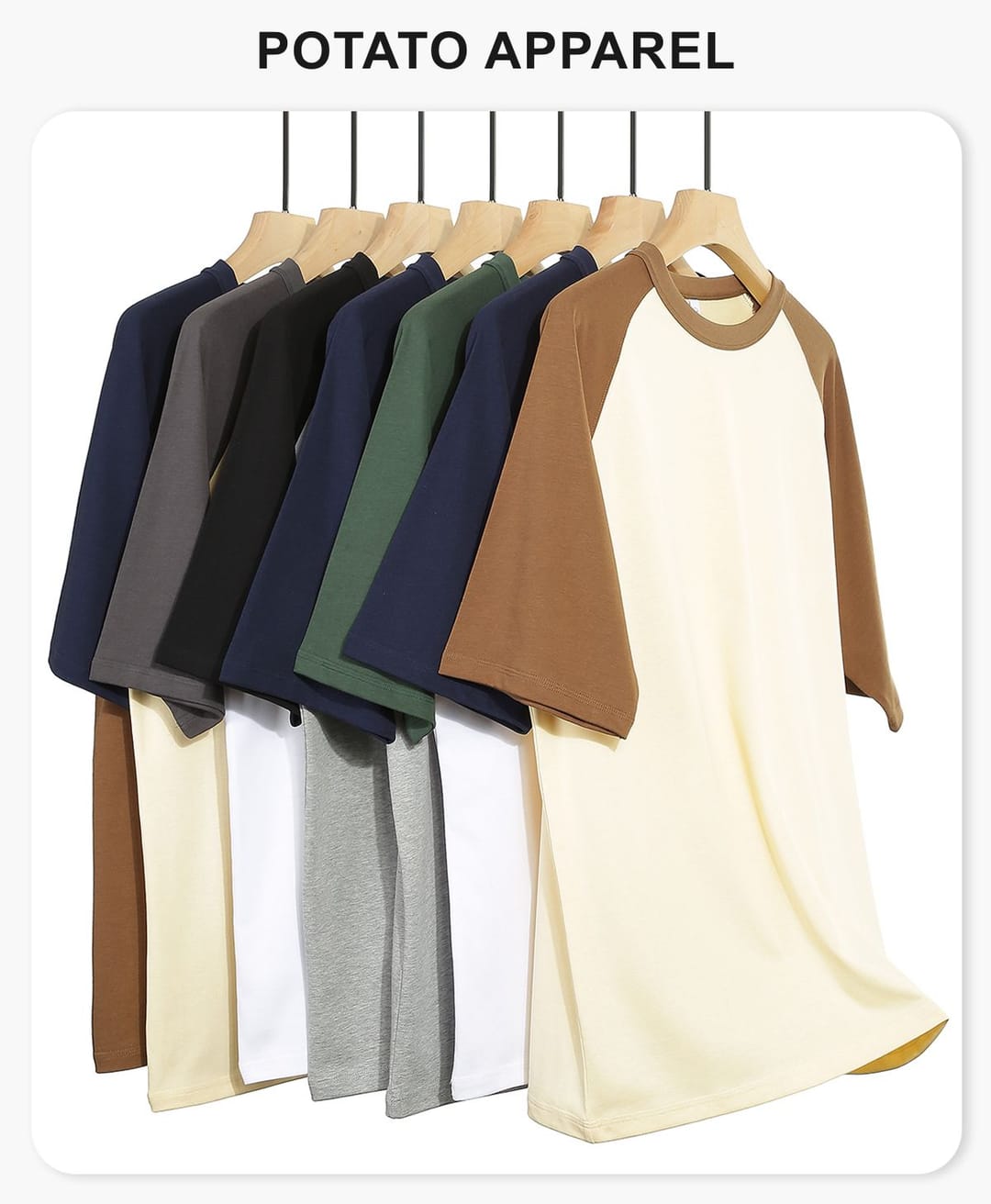 Raglan Sleeve 280Gsm Unisex Oversized T-Shirt – detail 1