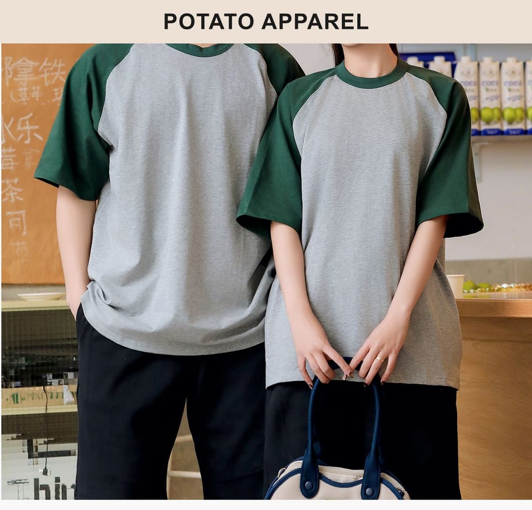 Raglan Sleeve 280Gsm Unisex Oversized T-Shirt – detail 8