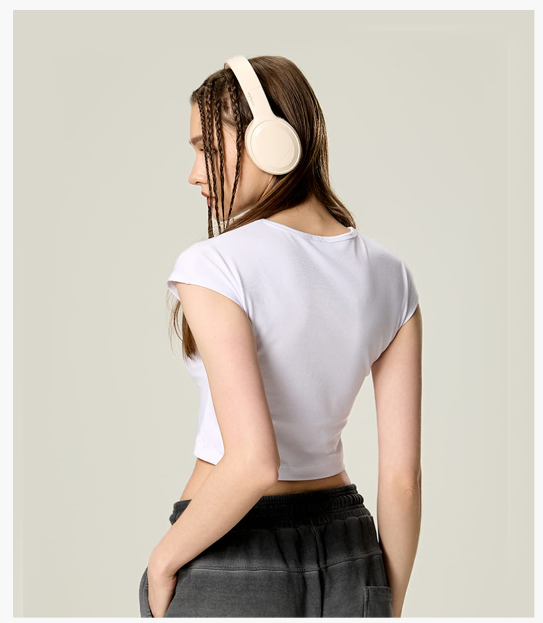 Rib 260gsm Stretch Crop Y2K Baby Tee – detail 10
