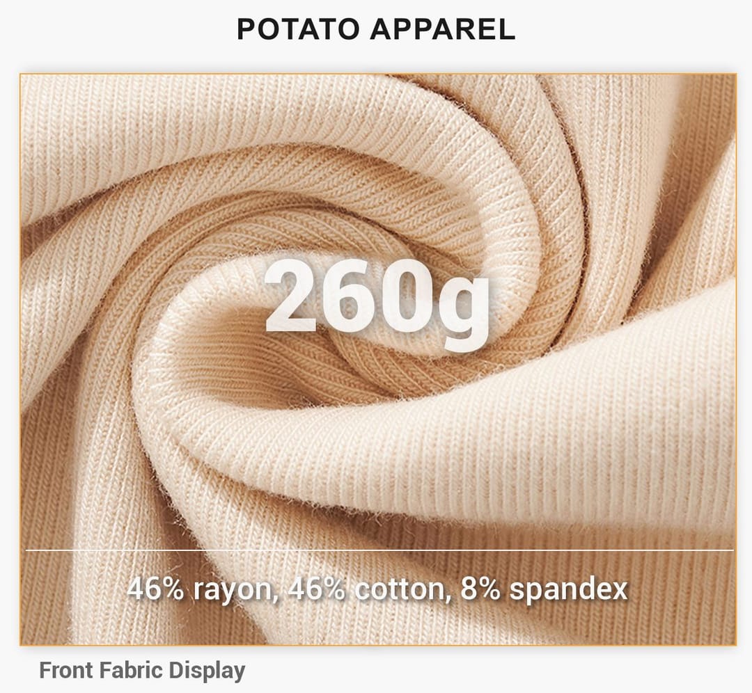 Rib 260gsm Stretch Crop Y2K Baby Tee – detail 5