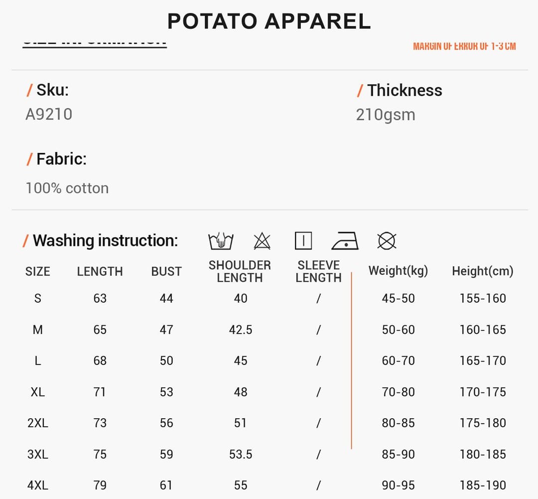 Siro-Spun 20s 210g Cotton Basic Fit T-Shirt – detail 2