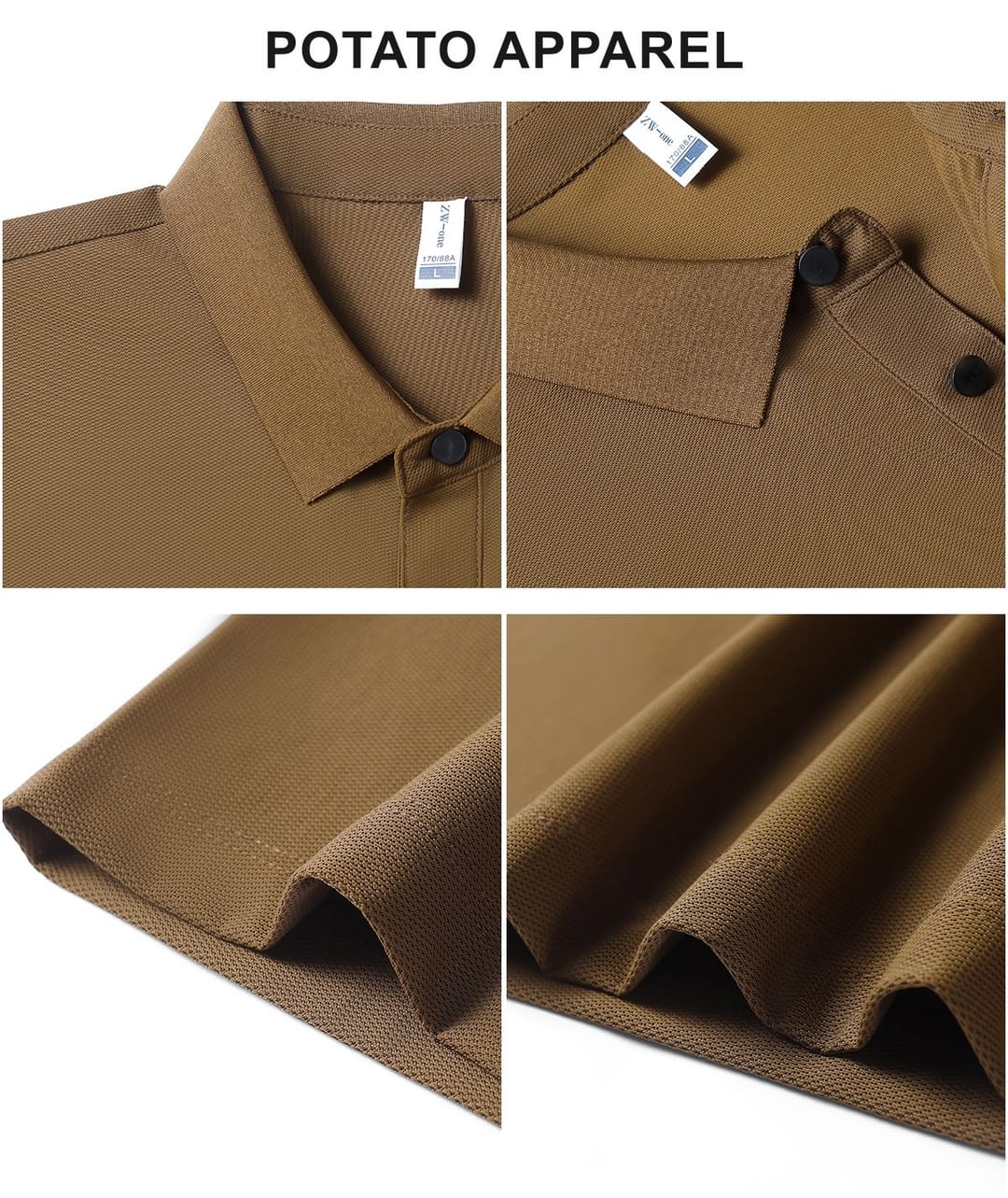 Slim Fit 170GSM Stretch Unisex Polo – detail 6