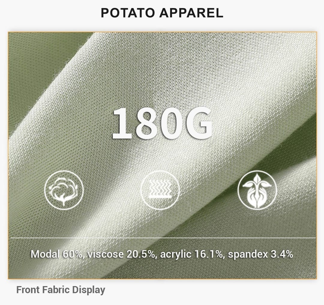 Soft Modal Long Sleeve Pajamas Set – detail 4