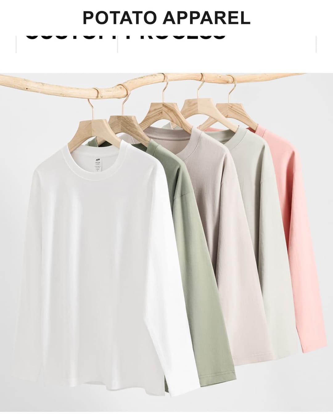 Solid 230Gsm Cotton Long Sleeve T-Shirt – detail 8