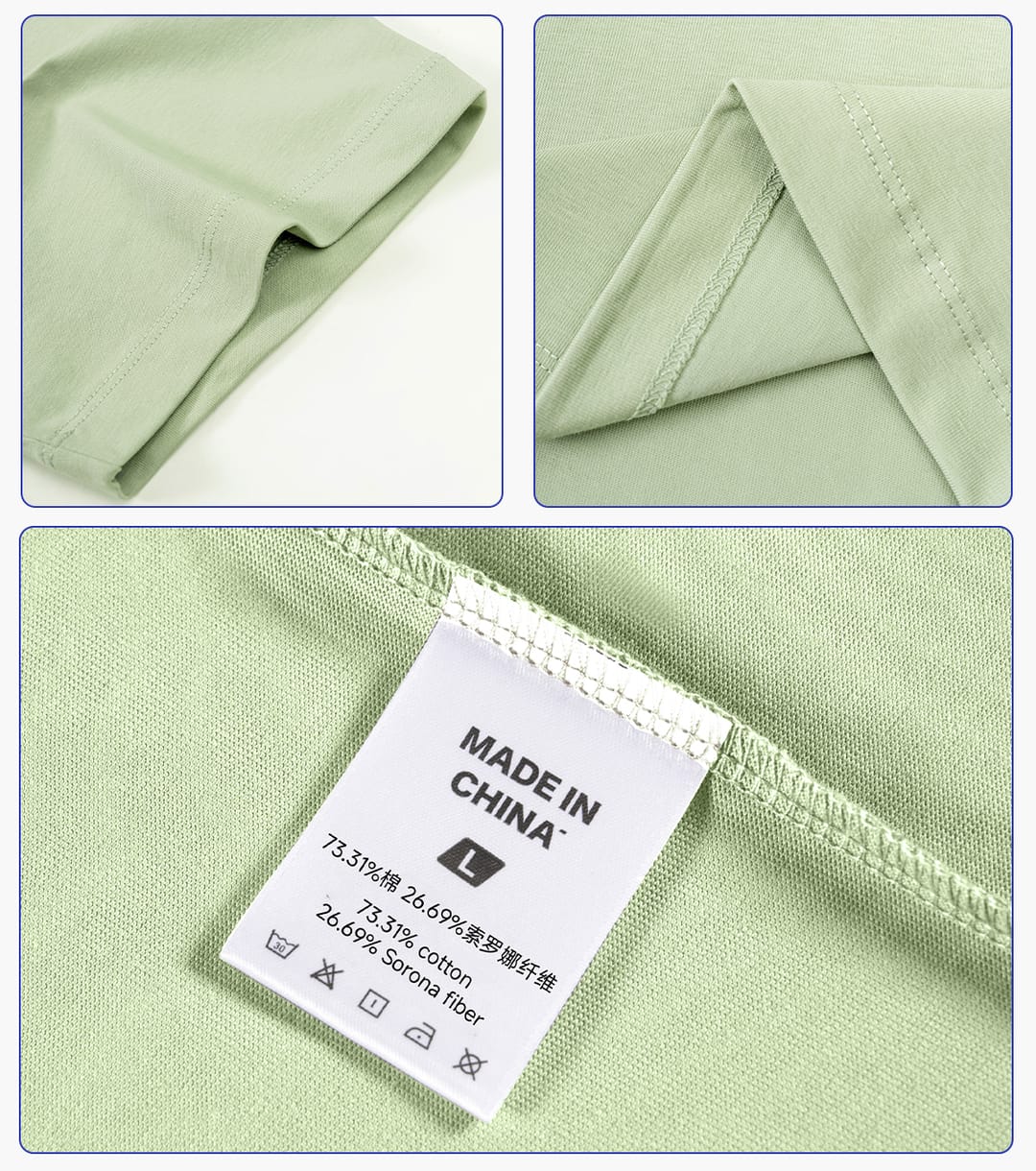 Sorona Cooling Quick-Dry 240G Boxy Fit T-Shirt – detail 5