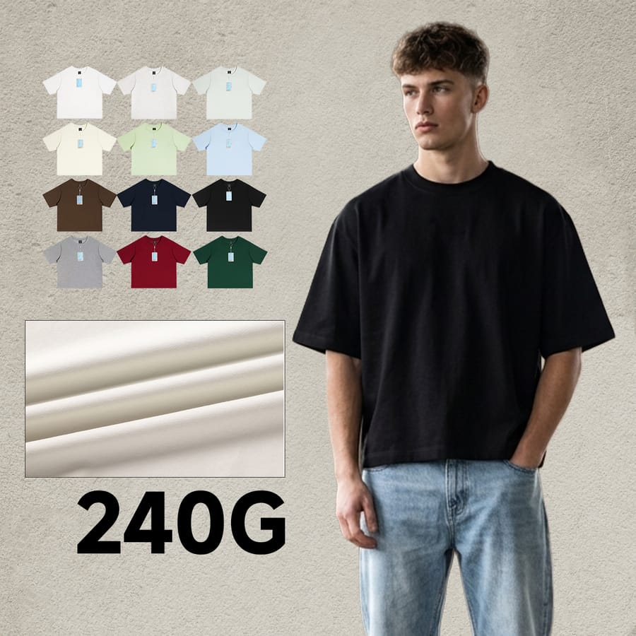 Sorona Cooling Quick-Dry 240G Boxy Fit T-Shirt