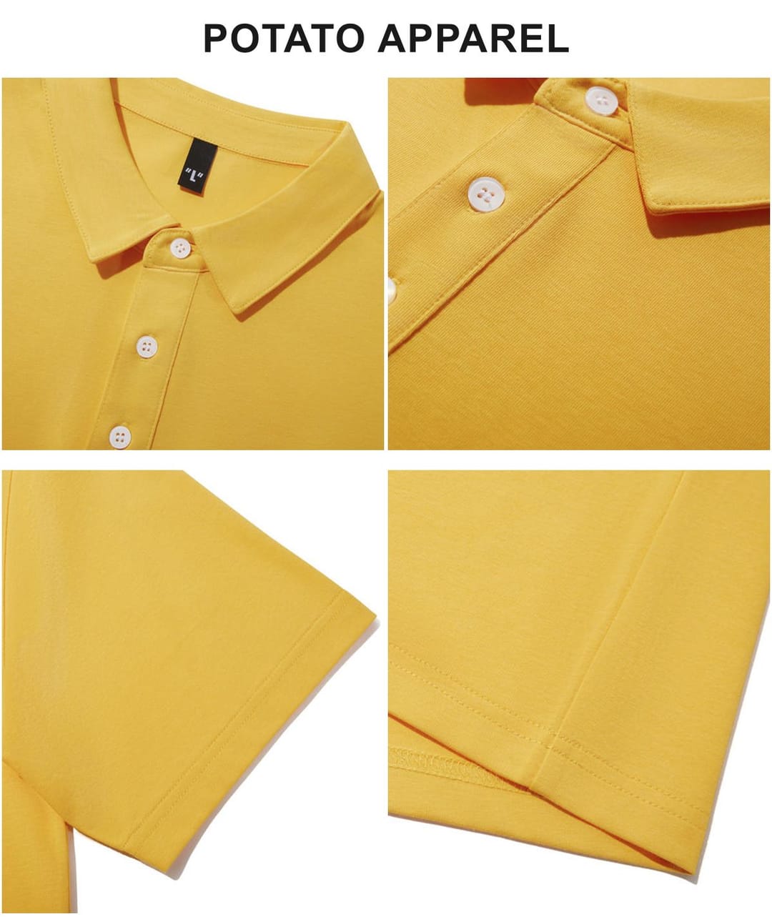 Sorona Cotton 210Gsm Oversized Unisex Polo – detail 5