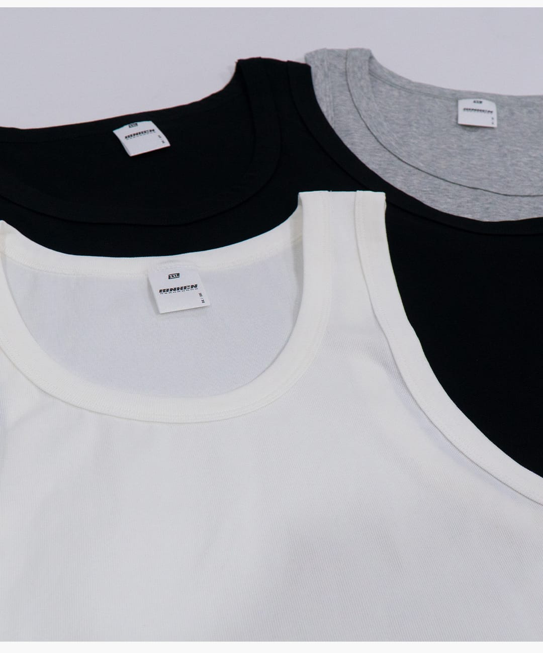 Sporty 315g Fitted Racerback Tank Top For Men – detail 12