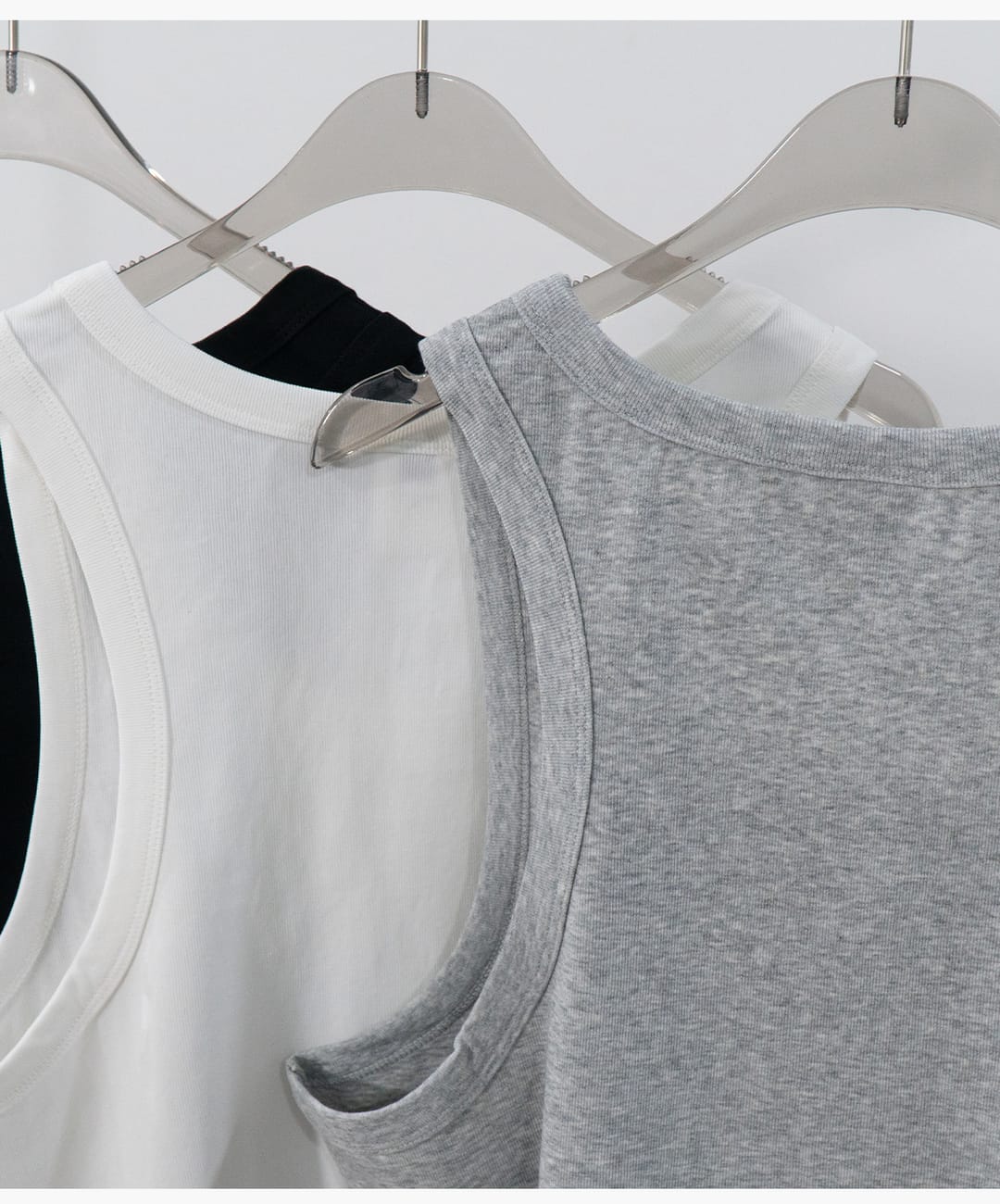 Sporty 315g Fitted Racerback Tank Top For Men – detail 13