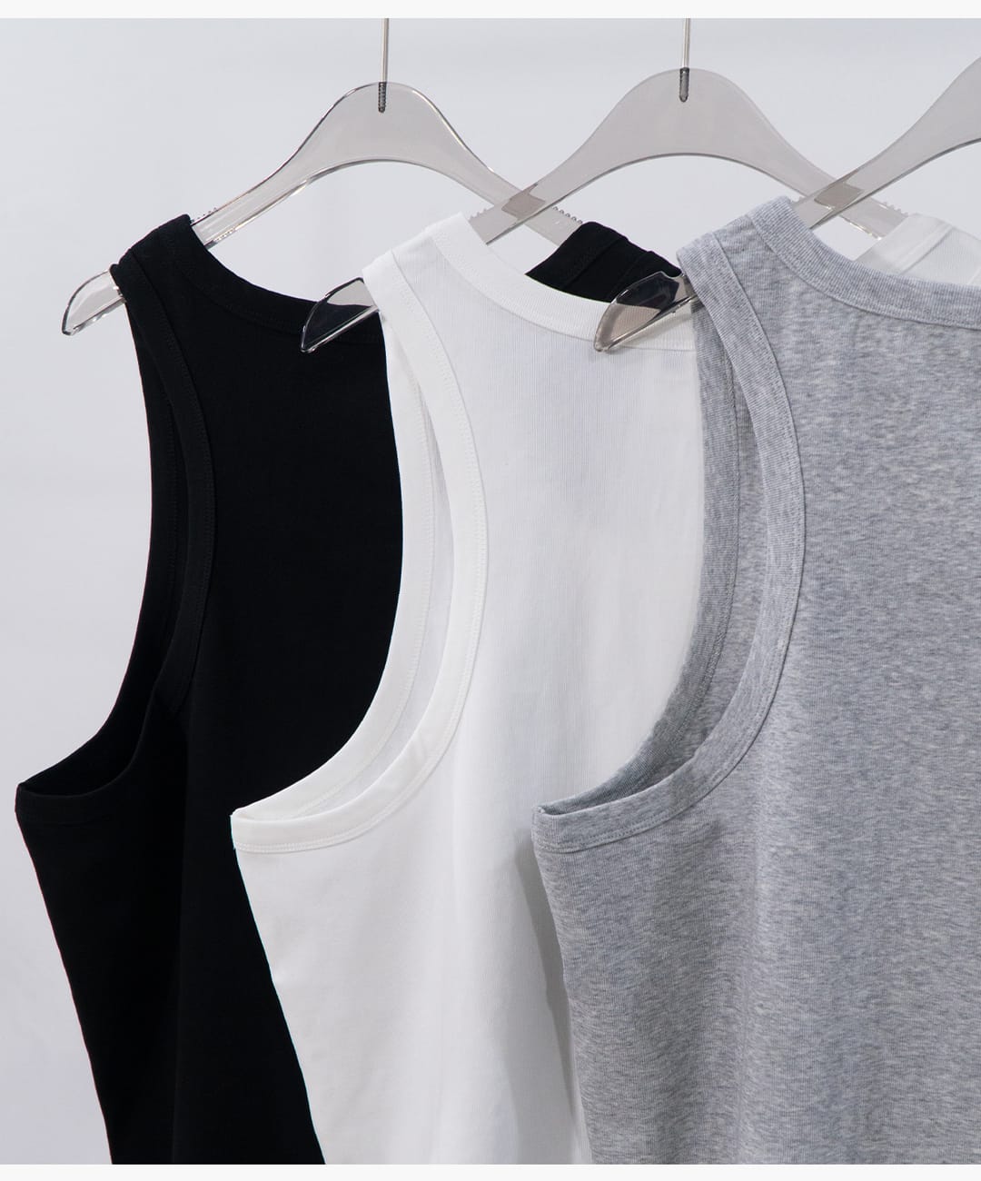 Sporty 315g Fitted Racerback Tank Top For Men – detail 14