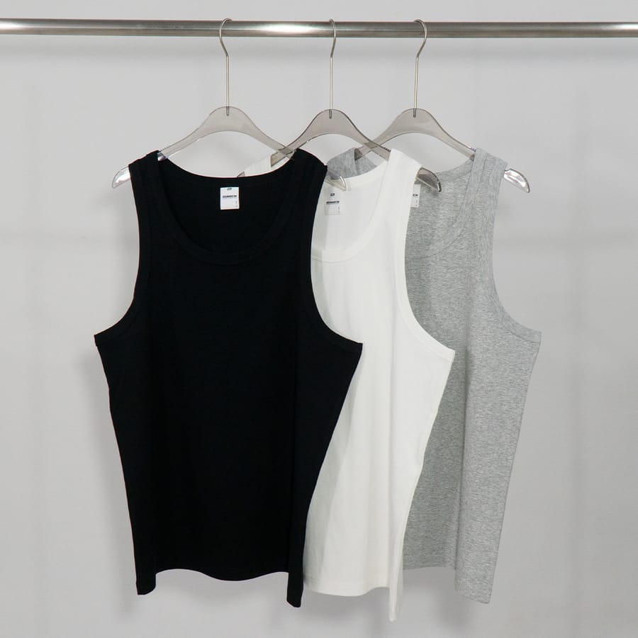 Sporty 315g Fitted Racerback Tank Top For Men thumbnail 2