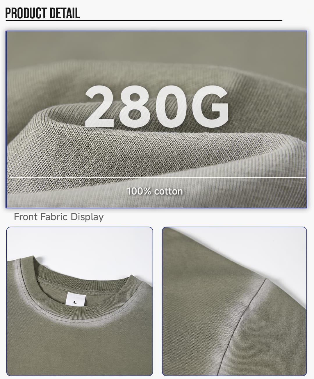 Spray Fade Washed 100% Cotton Oversized T-Shirt – detail 5