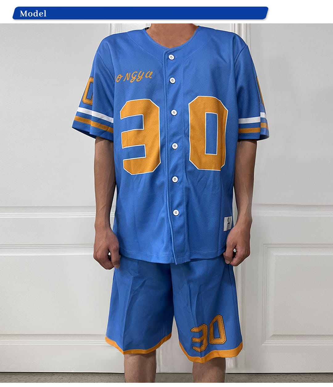 Streetwear 220GSM Baseball Shorts Set – detail 8