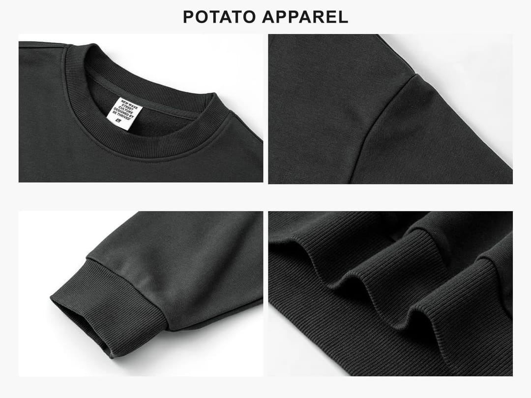 Terry 360Gsm Oversized Solid Sweatshirt – detail 6