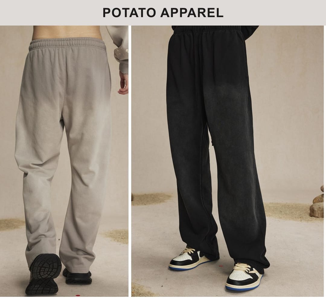 Terry 450Gsm Vintage Dyed Straight Leg Sweatpants – detail 10