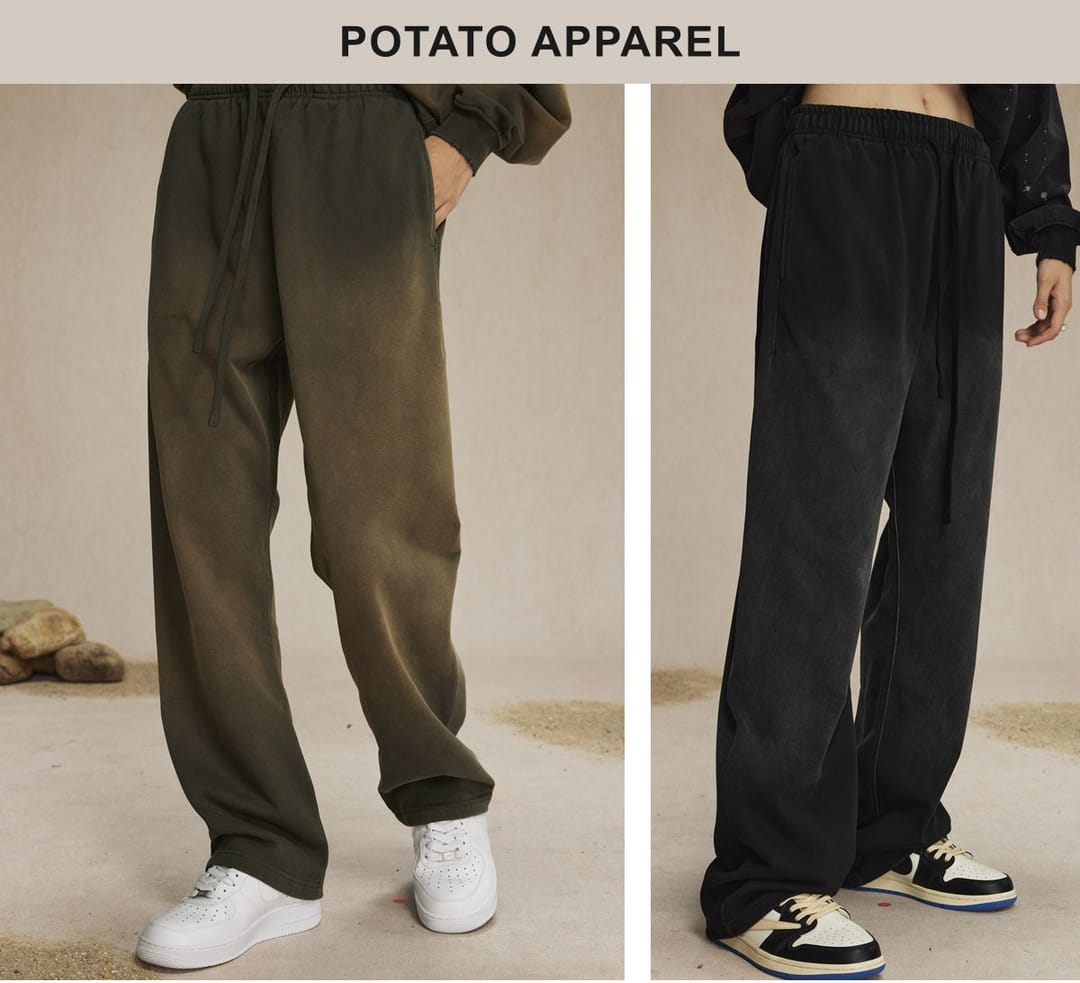 Terry 450Gsm Vintage Dyed Straight Leg Sweatpants – detail 12