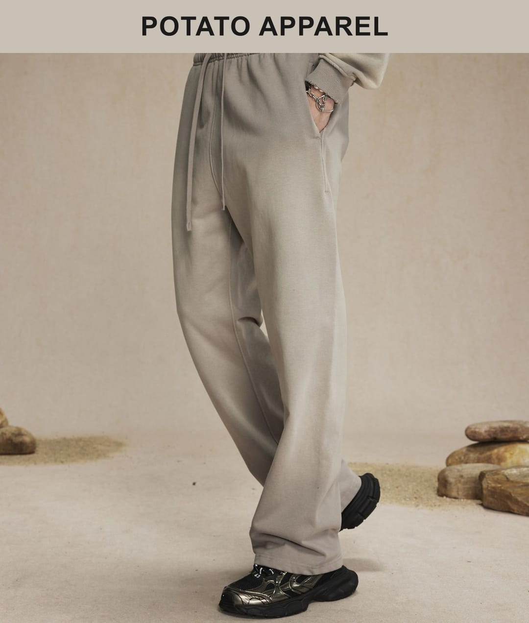 Terry 450Gsm Vintage Dyed Straight Leg Sweatpants – detail 14